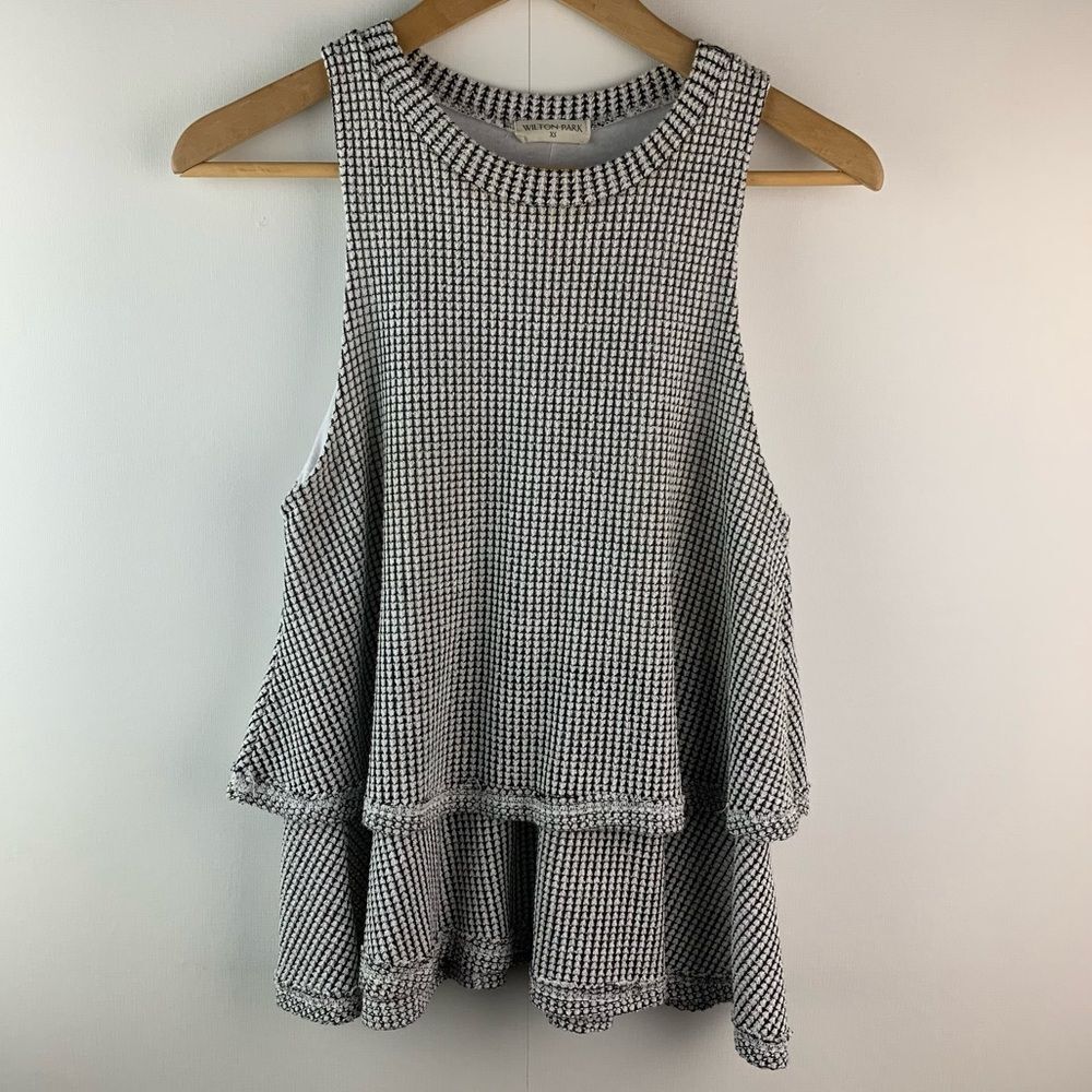 Wilton Park Corvette Sleeveless Tank Top Size XS Layered Textured Boho